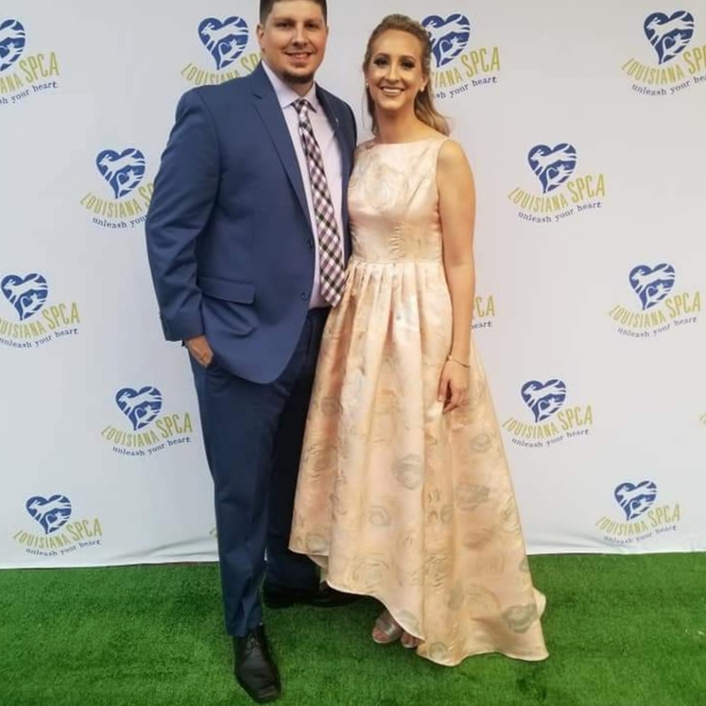 Adrianna Pappell high low gown
